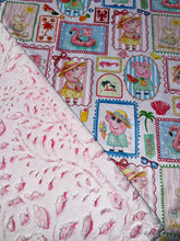 Load image into Gallery viewer, Pink Piggies Throw Size