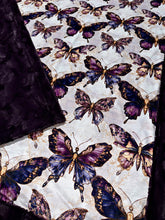 Load image into Gallery viewer, Purple Glass Butterflies XL Adult Size