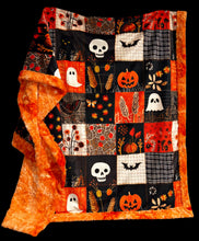 Load image into Gallery viewer, Halloween Faux Quilt XL Adult Size