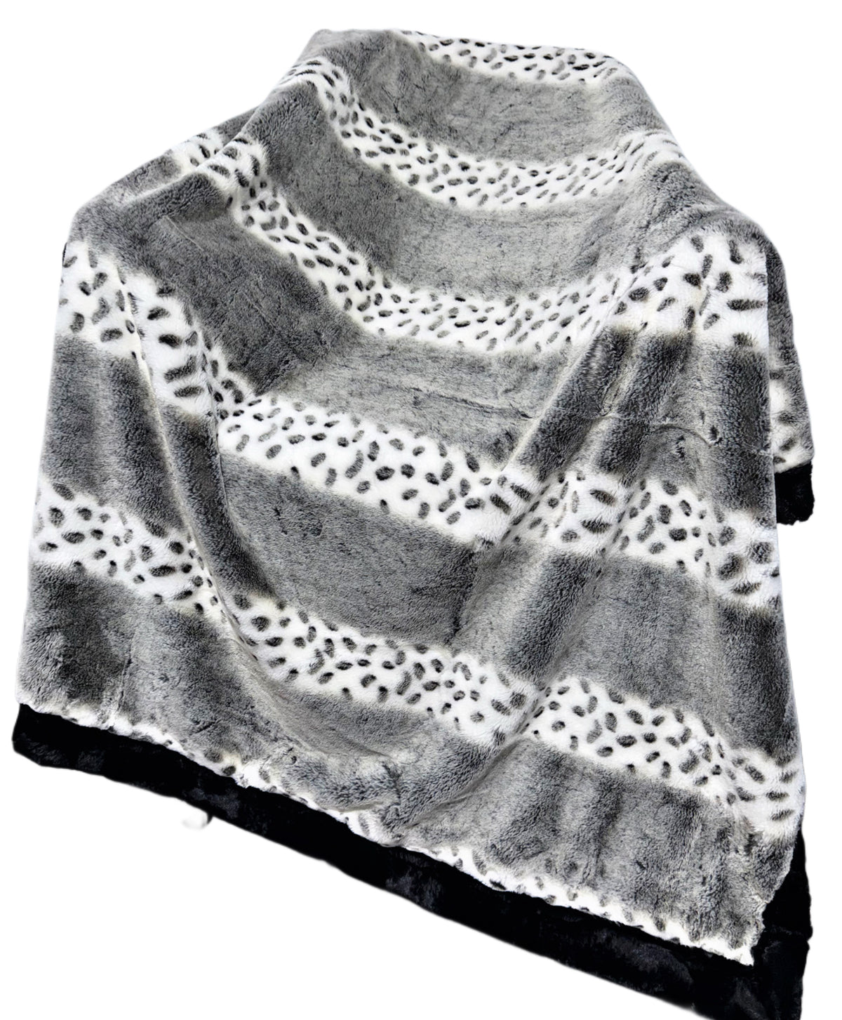 Extra Luxe Gunmetal Alaskan Bunny XL Crib Size