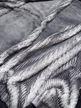 Load image into Gallery viewer, Extra Luxe Tinsel Arctic Owl + Charcoal Hide XL Adult Size
