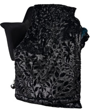 Load image into Gallery viewer, Extra Luxe Dolce Milan Neptune + Black Poppy Throw Size