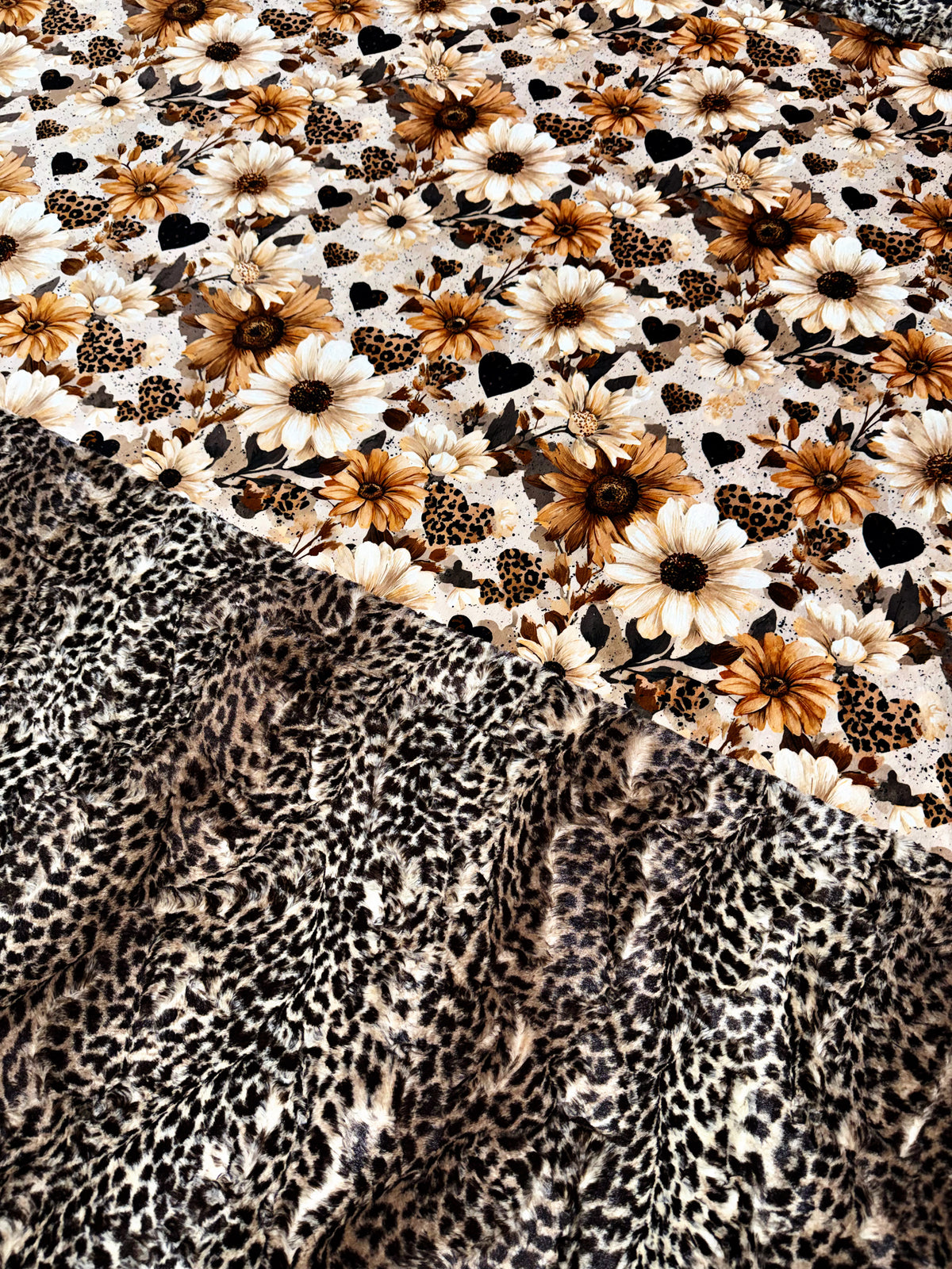 Cheetah Florals Xl Adult
