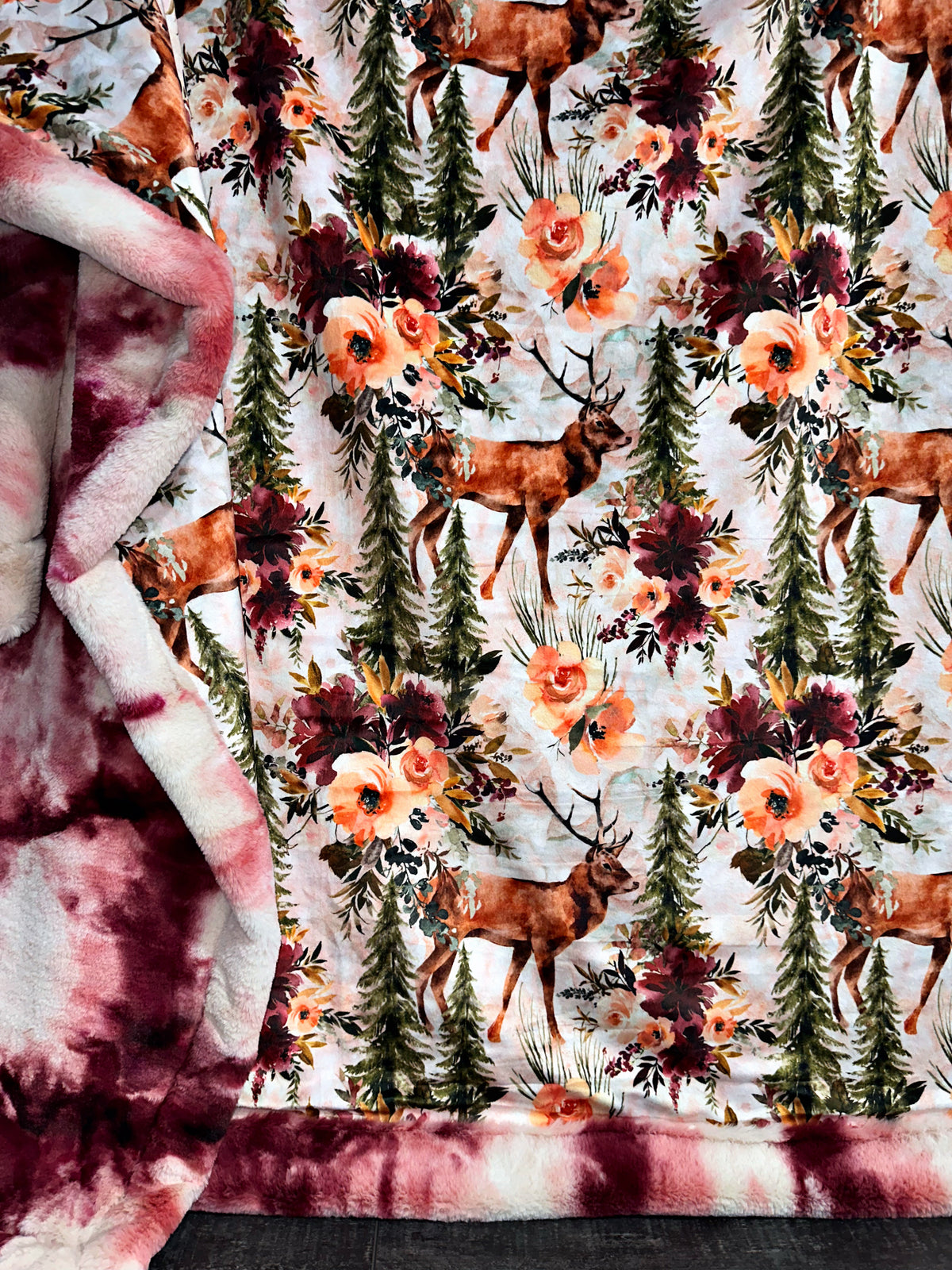 Extra Luxe Floral Stag Adult Size