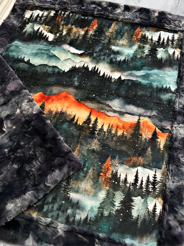Forest Mountains Baby Size