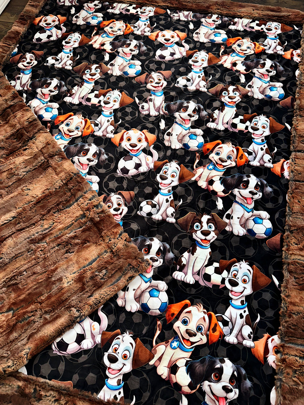 Soccer Pups XL Crib Size