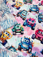 Load image into Gallery viewer, Monster Trucks XL Crib Size