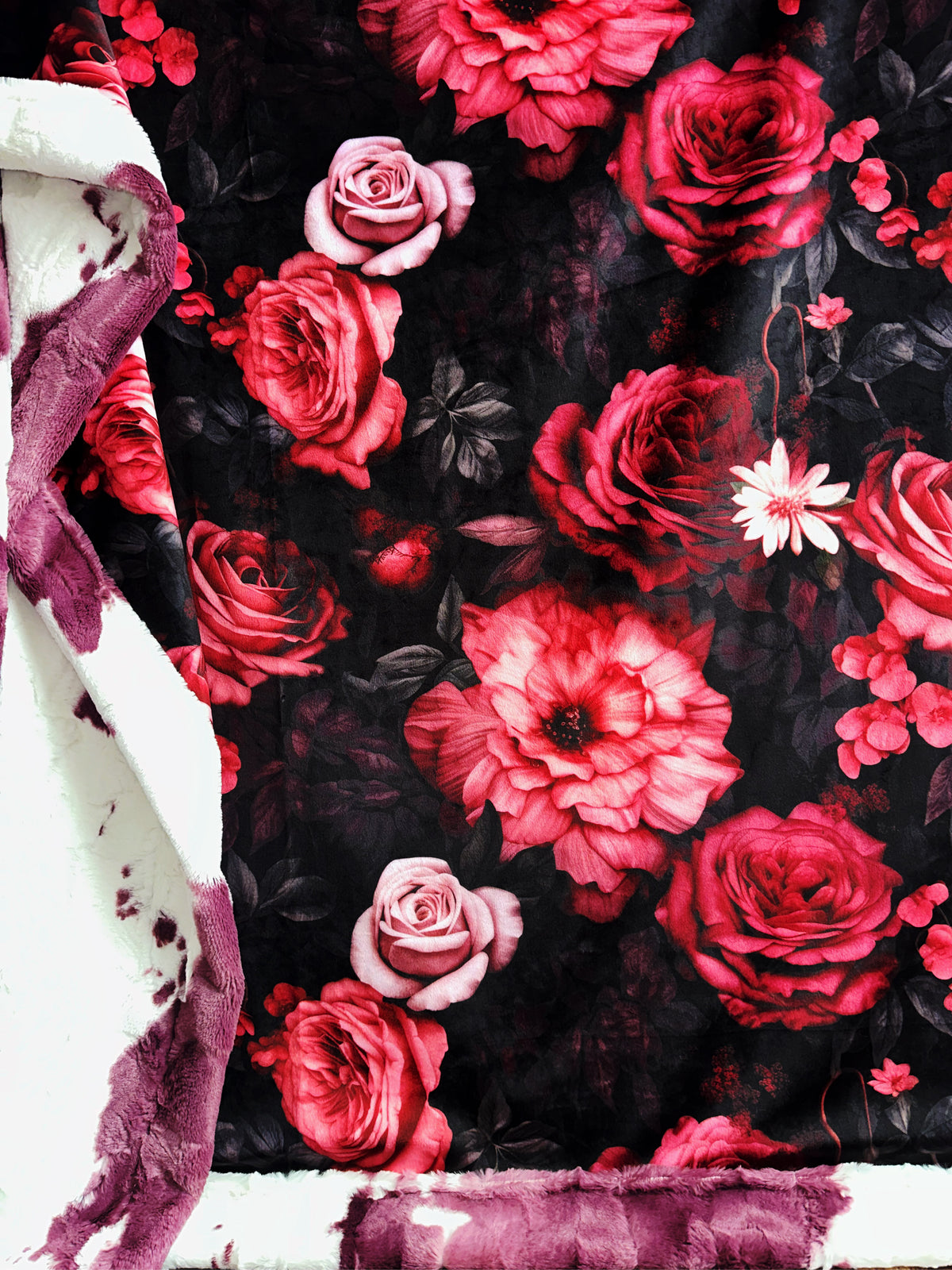 Blush + Wine Florals XL Adult Size
