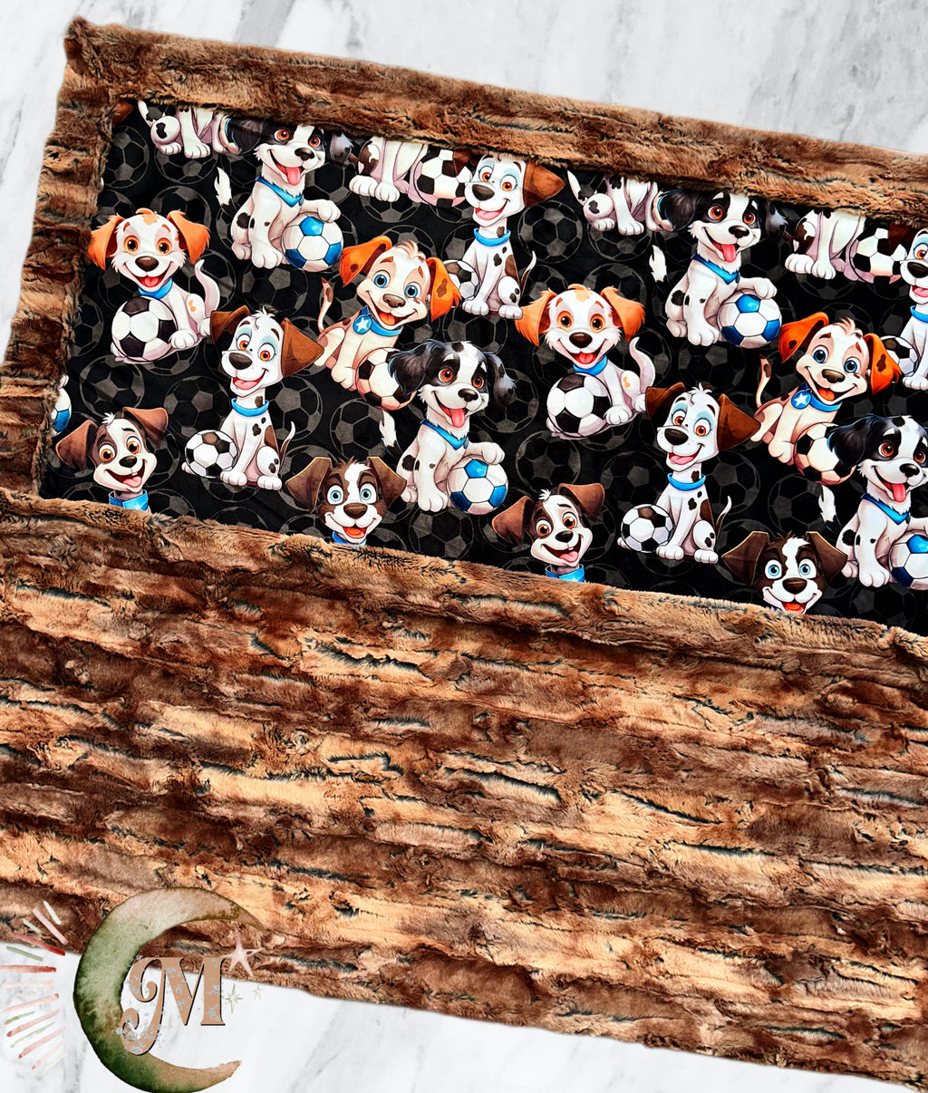 Soccer Pups XL Crib Size